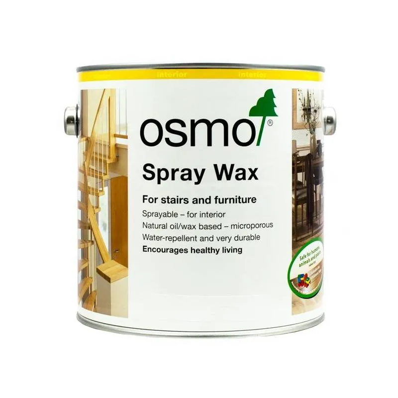 Aceite-cera para madera en spray resistente y microporoso - Osmo