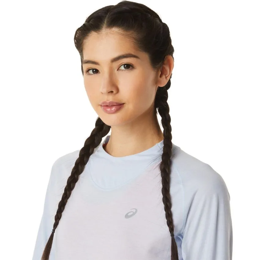 Asics Mujer Camisetas Winter Run LS Top Azul 