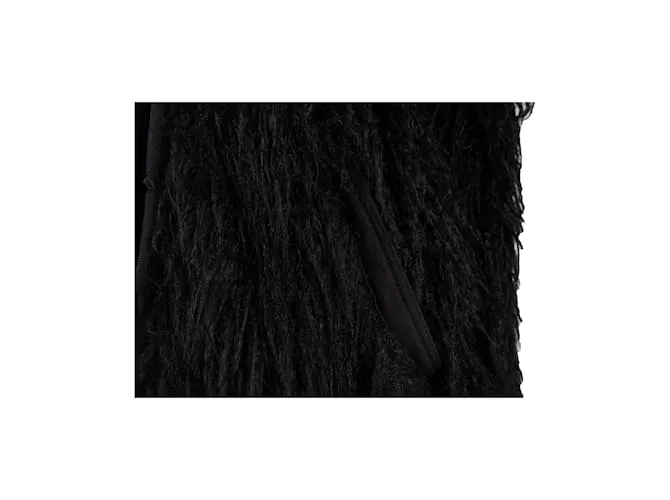 Autre Marque Sudadera Diliborio con Flecos Negro 