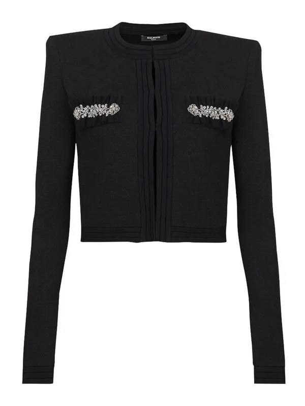 Balmain Suéter Cuello Redondo - Negro