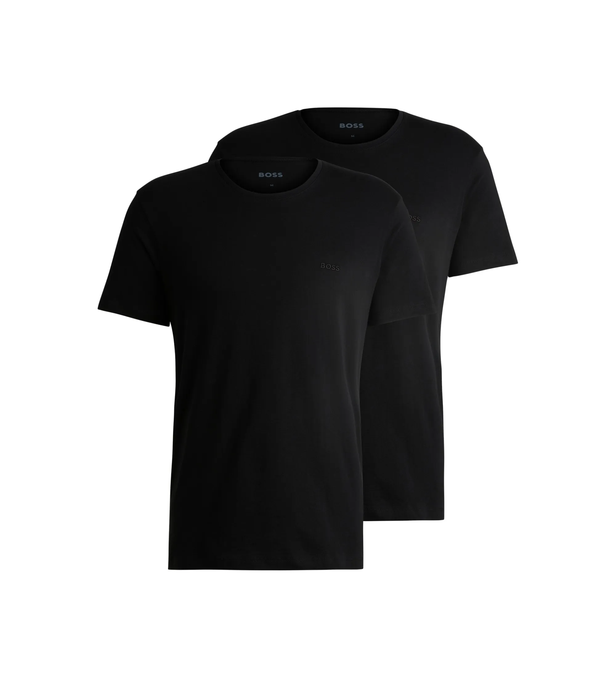 BOSS SET DE 2 CAMISETAS RELAXED FIT NEGRO