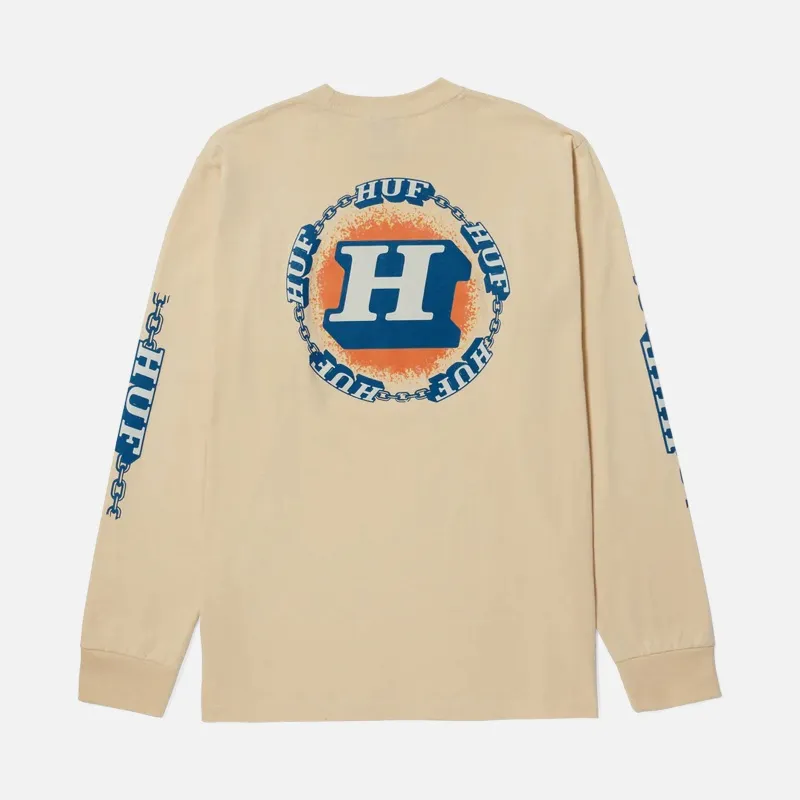 Camisetas HUF Dependable L/s Tee TS02169-WHE