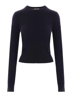 Chloe' Suéter Cuello Redondo - Azul