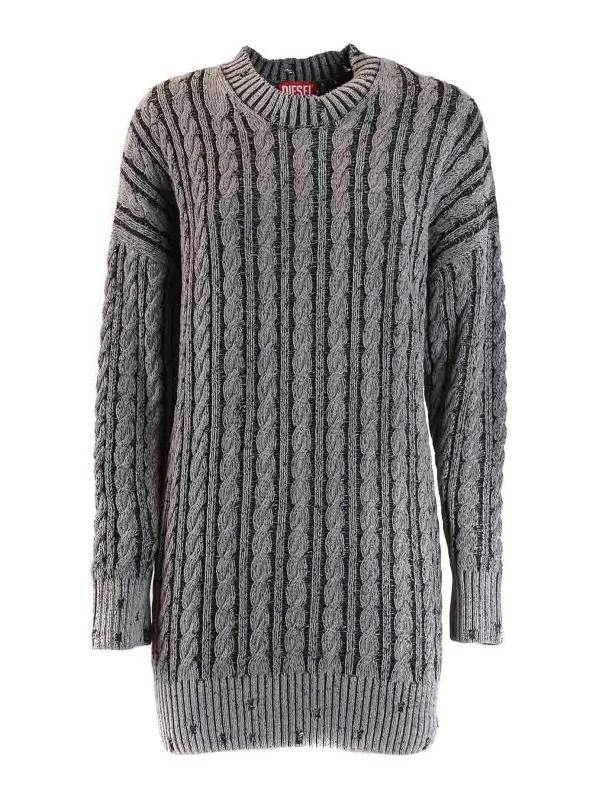 Diesel Suéter Cuello Redondo - Gris