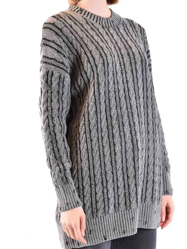 Diesel Suéter Cuello Redondo - Gris