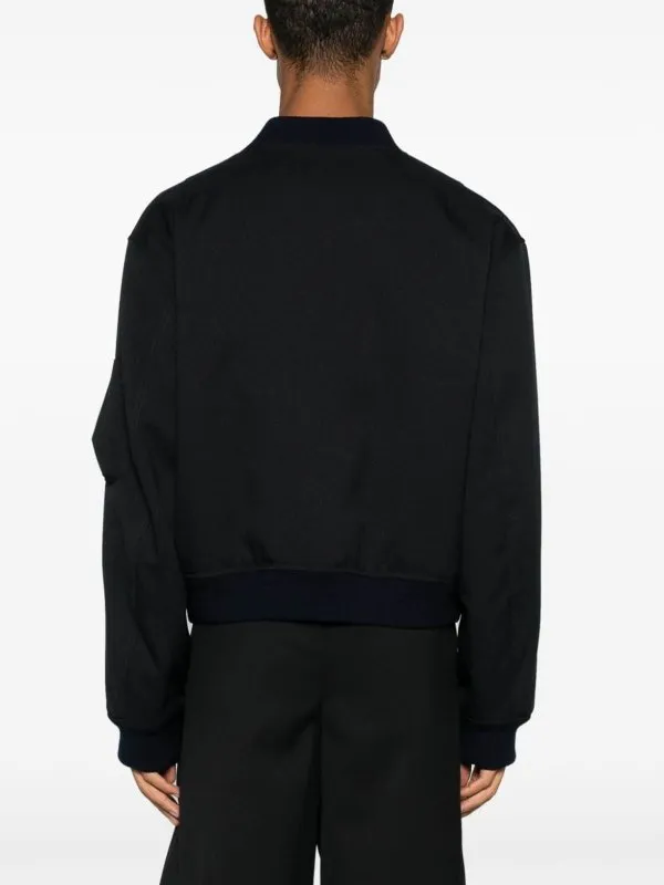 Jil Sander Chaqueta Bomber - Azul