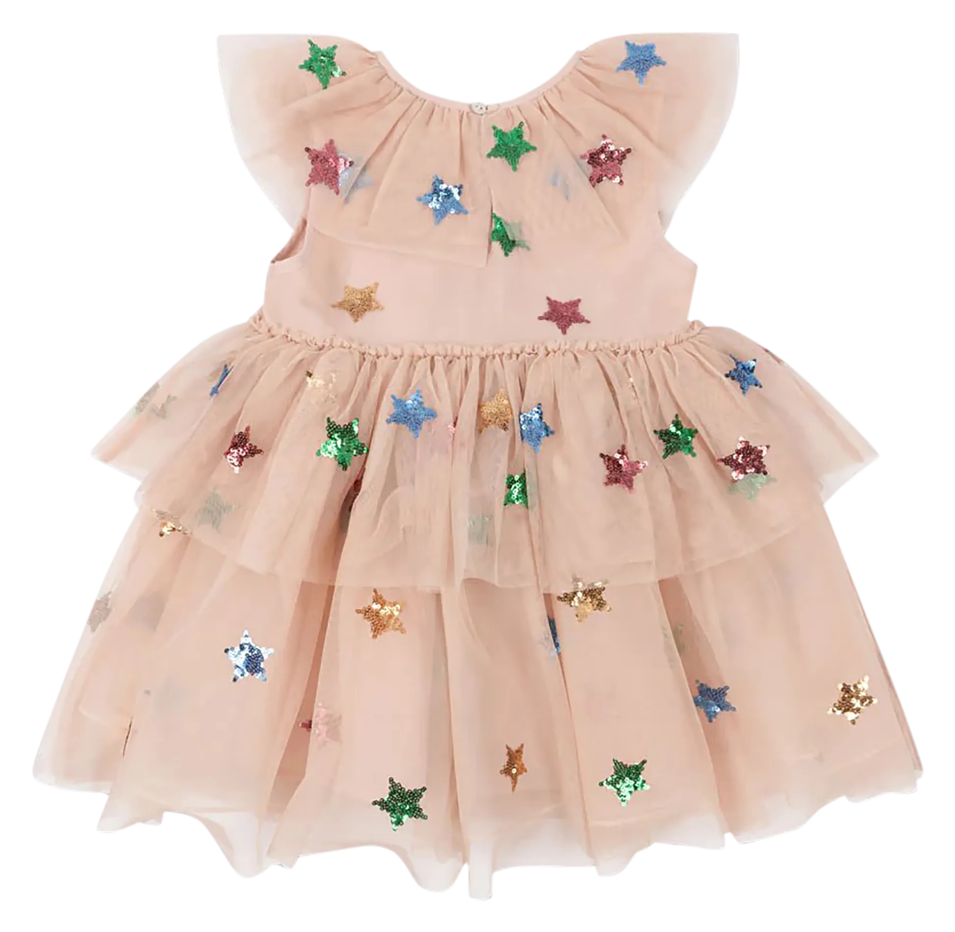 KONGES SLOJD YVONNE - Vestido corto con volantes en multicolor