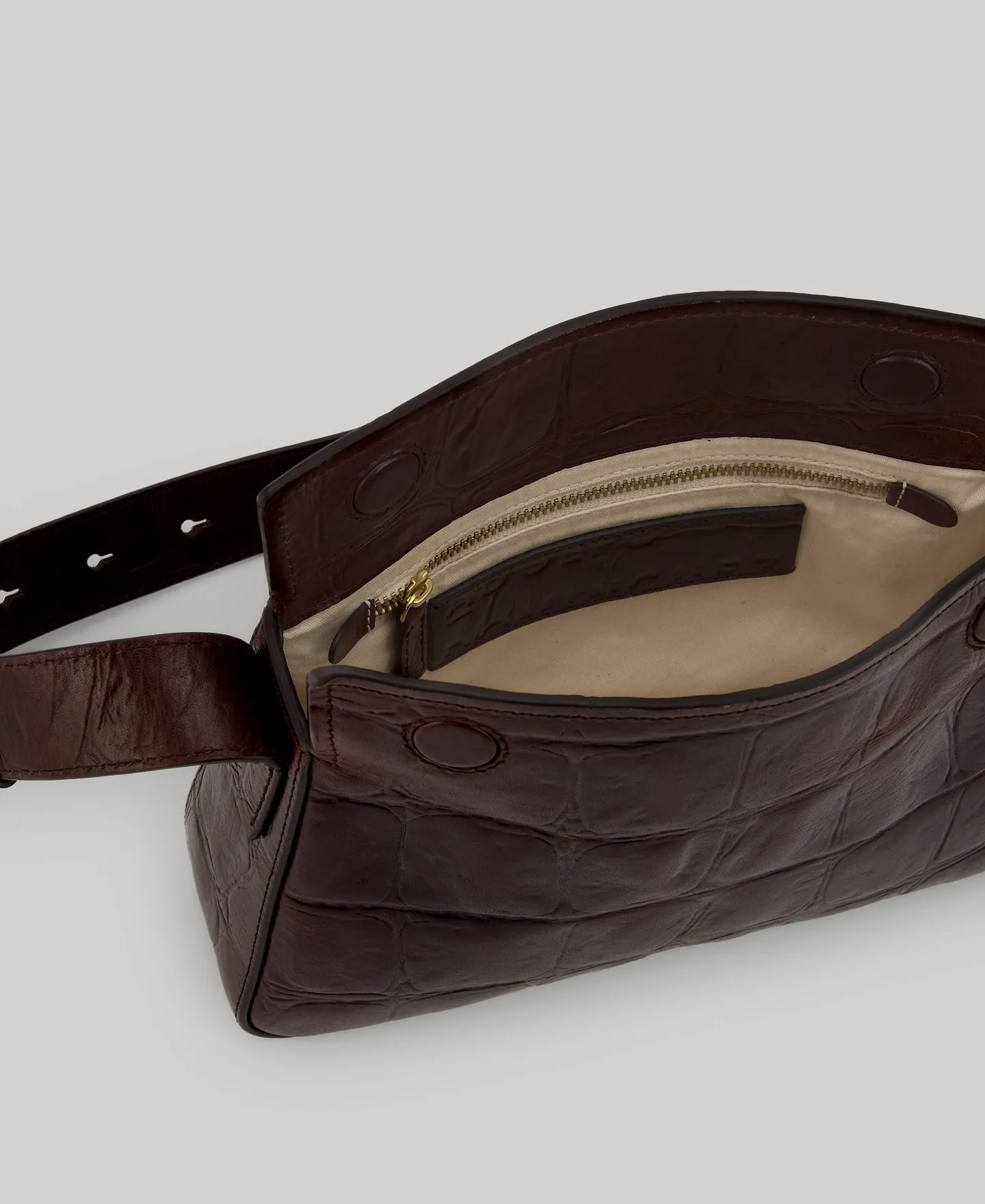 Leather coco mini shoulder bag woman