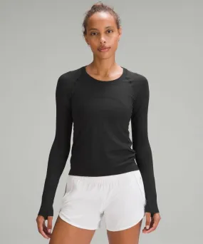 Lululemon Camiseta Swiftly Tech 2.0 de manga larga - Longitud para carreras Negro/Negro | OH41-Z8QC