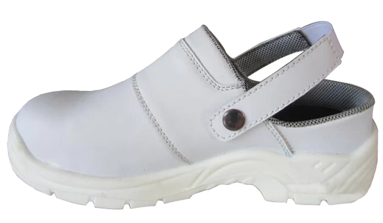 Microfibra de cuero compuesto toe kevlar plantilla de seguridad chef zapatos
