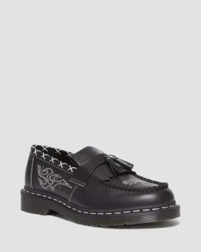 Mocasines Adrian Contrast Stitch de piel con borla