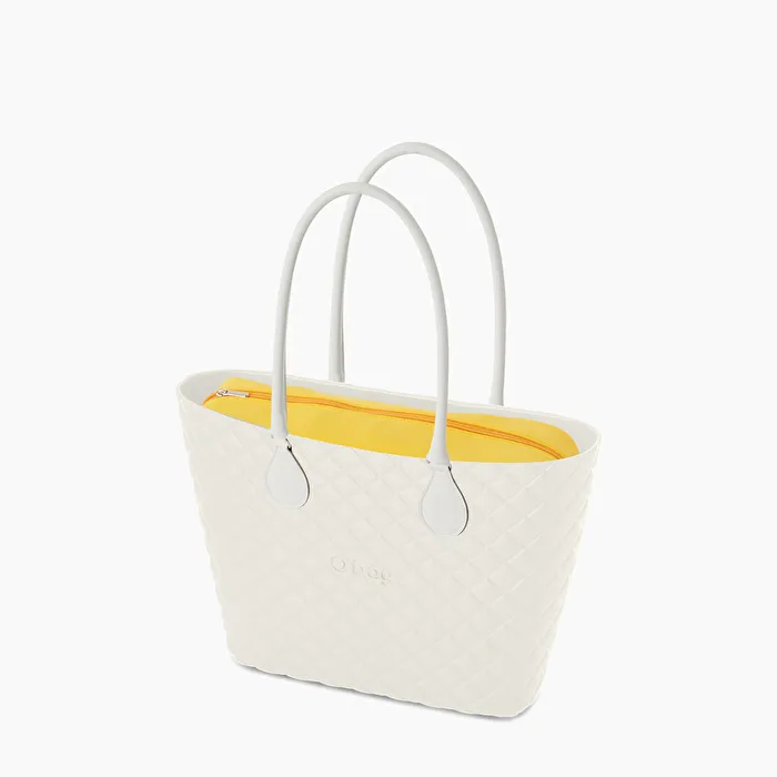 O bag urban matelassé leche y cedro