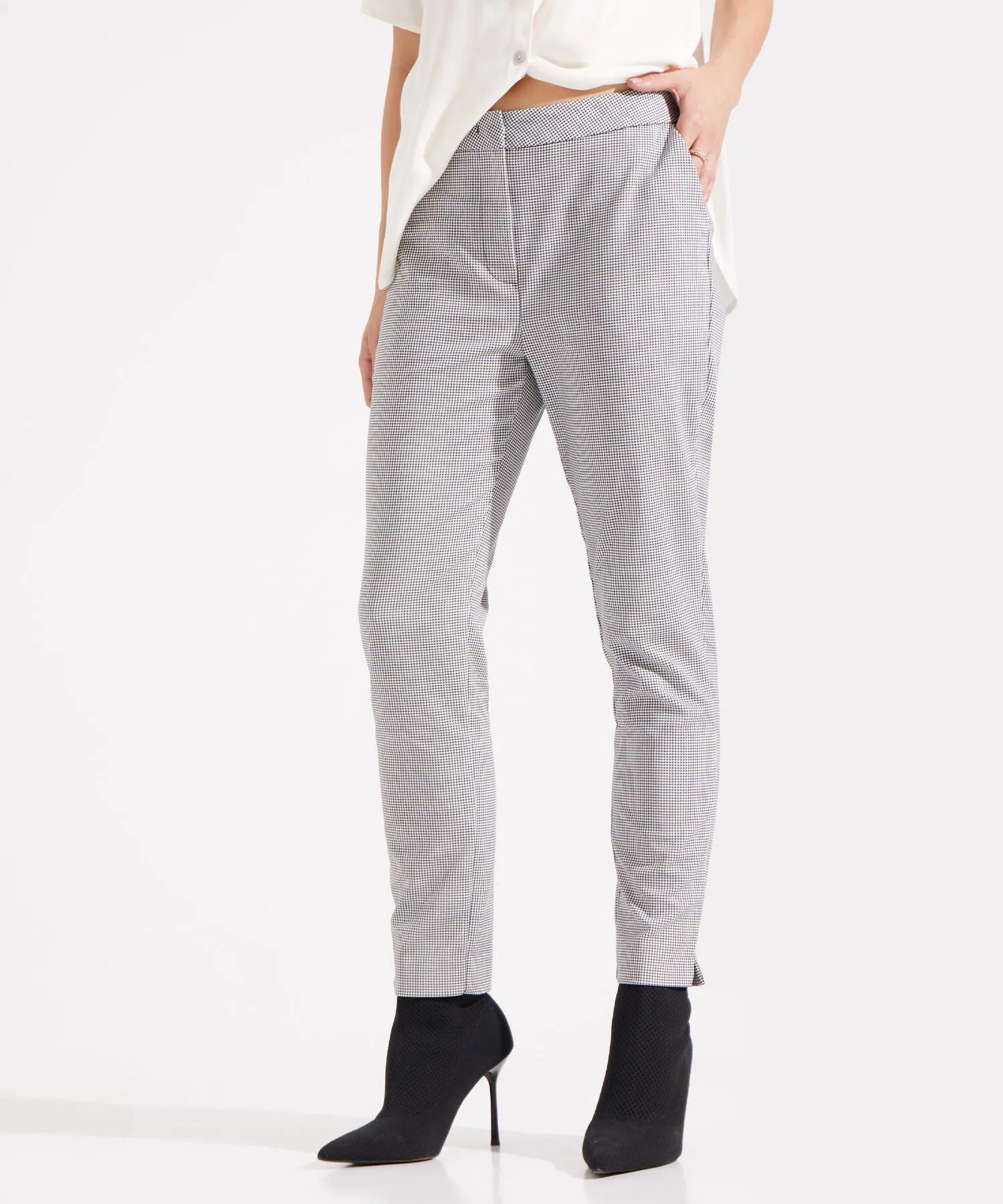 Pantalon Clásico Estampado-
