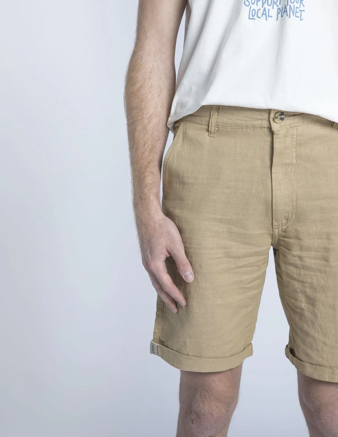 PANTALON CORTO LINO ARENA PUJU