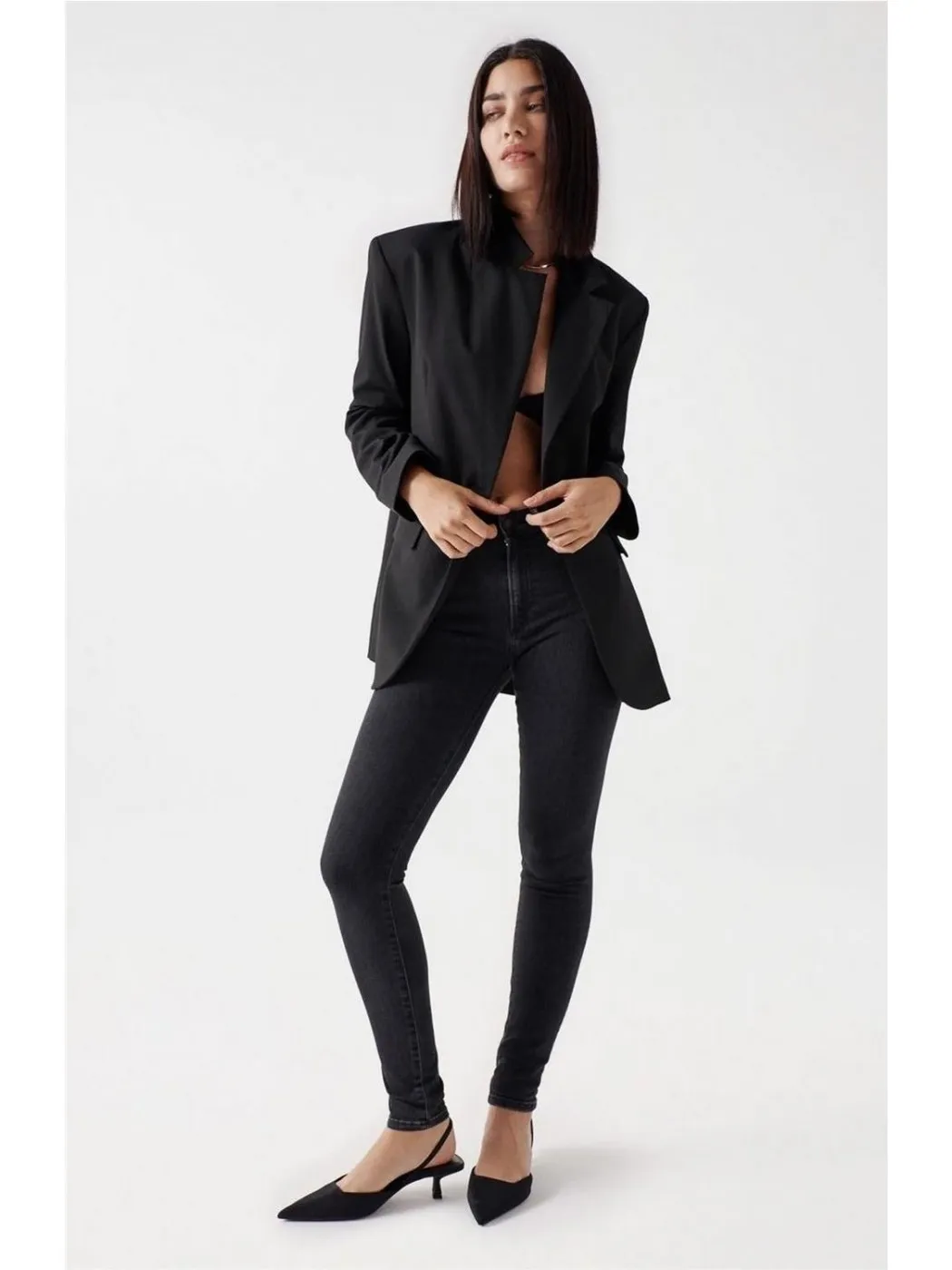 PANTALON VAQUERO SALSA MUJER DESTINY PUSH UP SKINNY