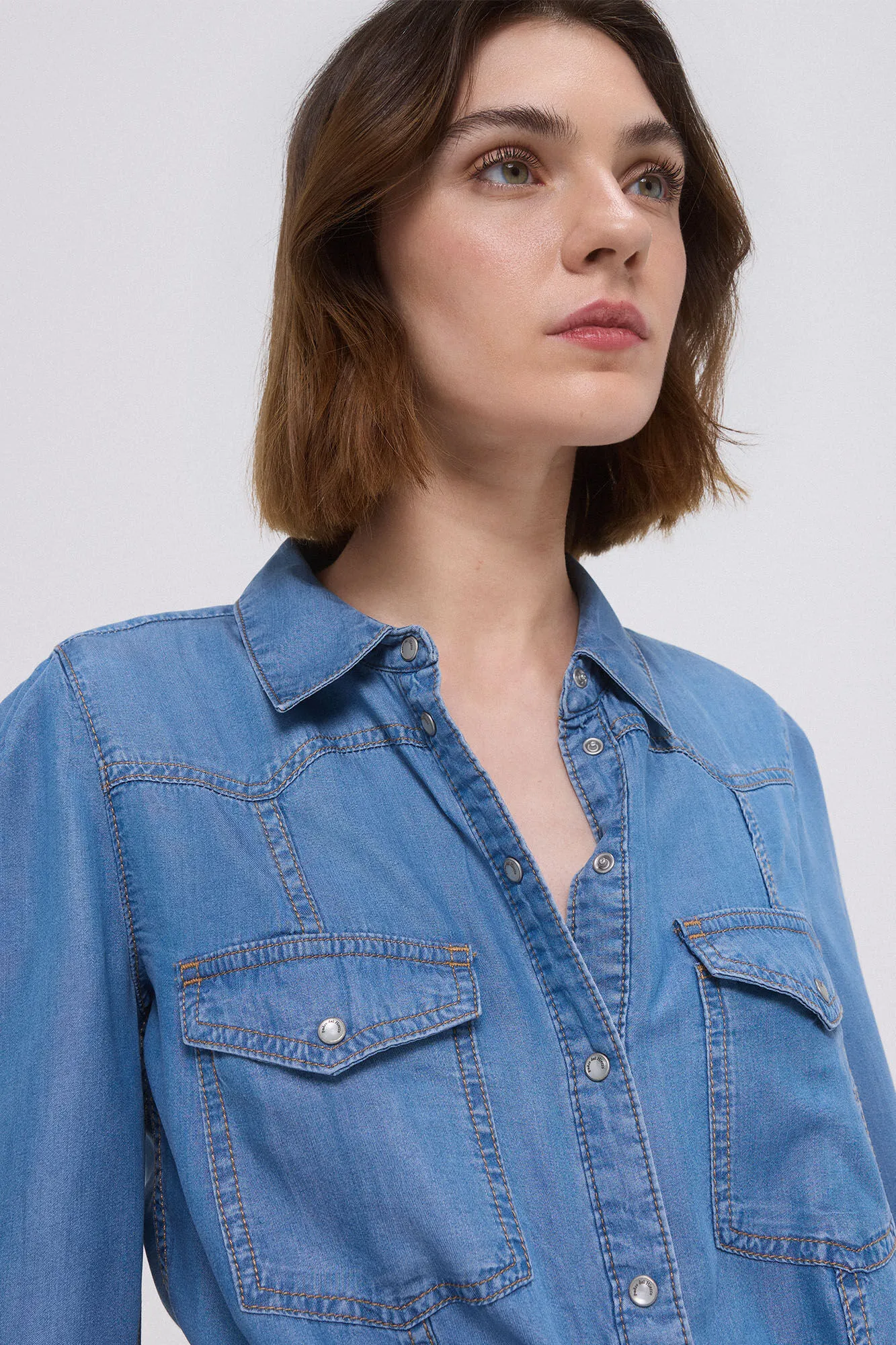 Pedro del Hierro Camisa vaquera 100% tencel™ lyocell