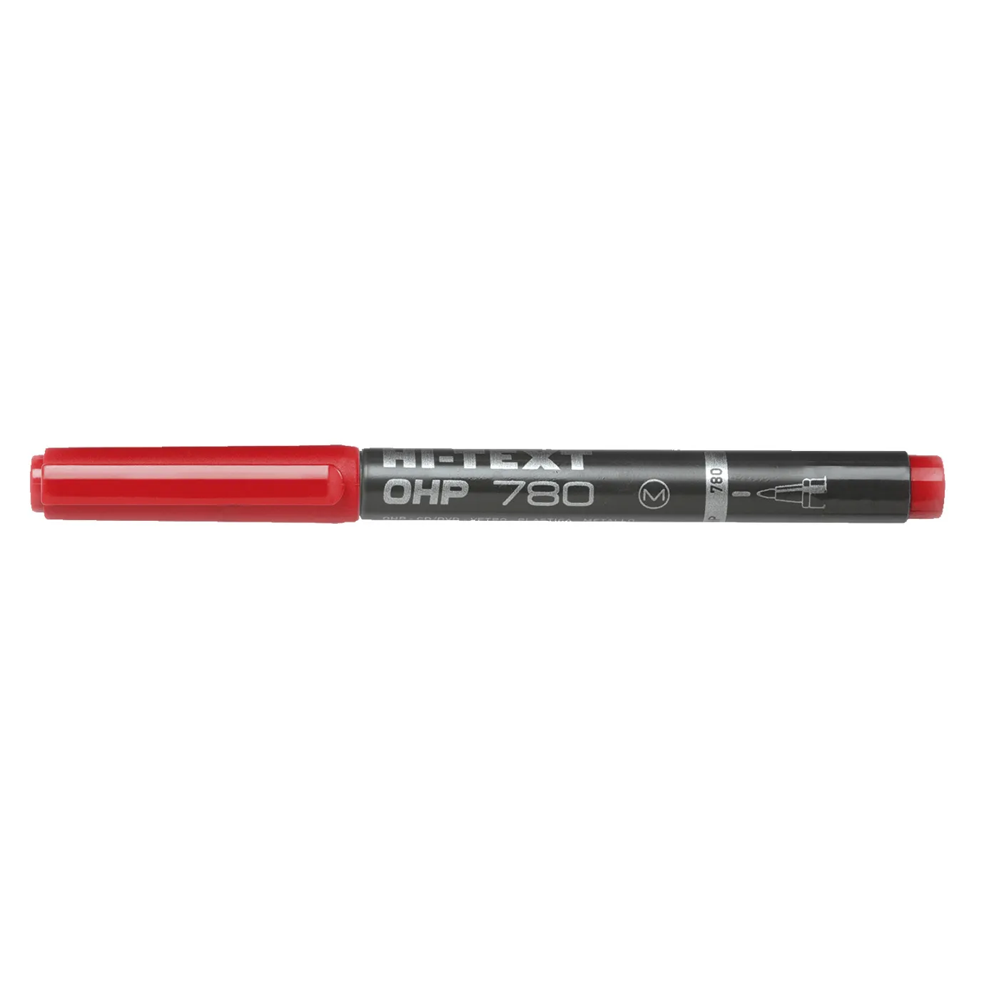 Rotulador de punta fina rojo