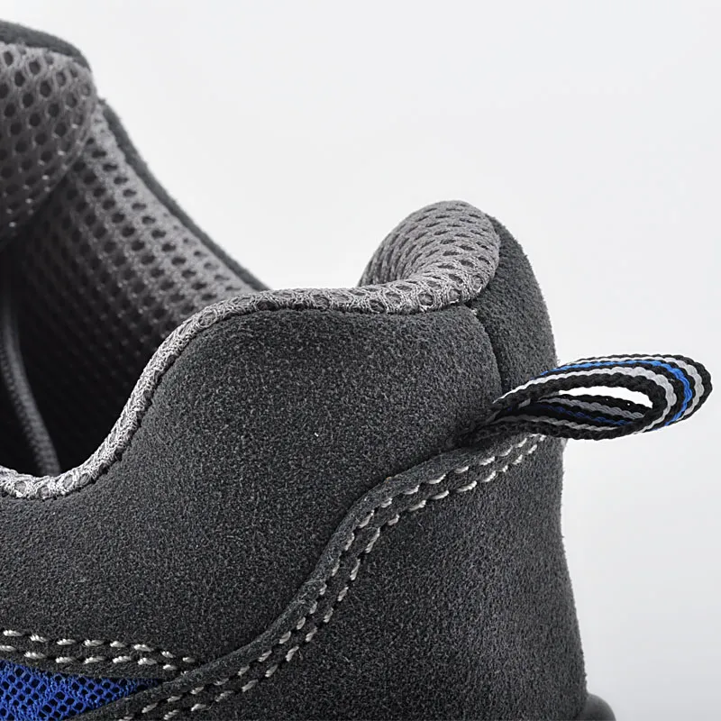 Safetoe Zapatos de seguridad de cuero de ante L-7305