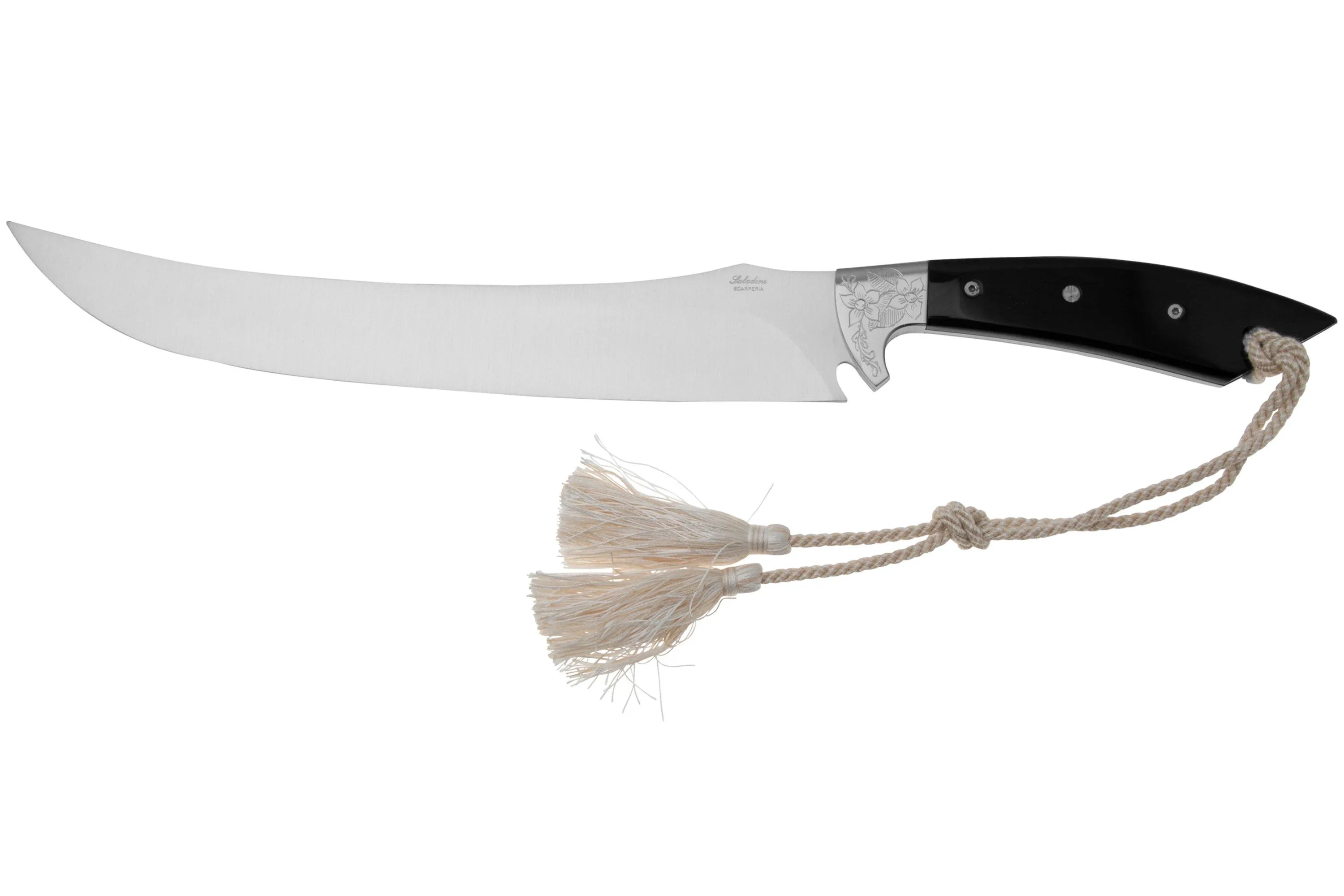 Saladini Champagne Saber Buffalo Horn, sable de champán