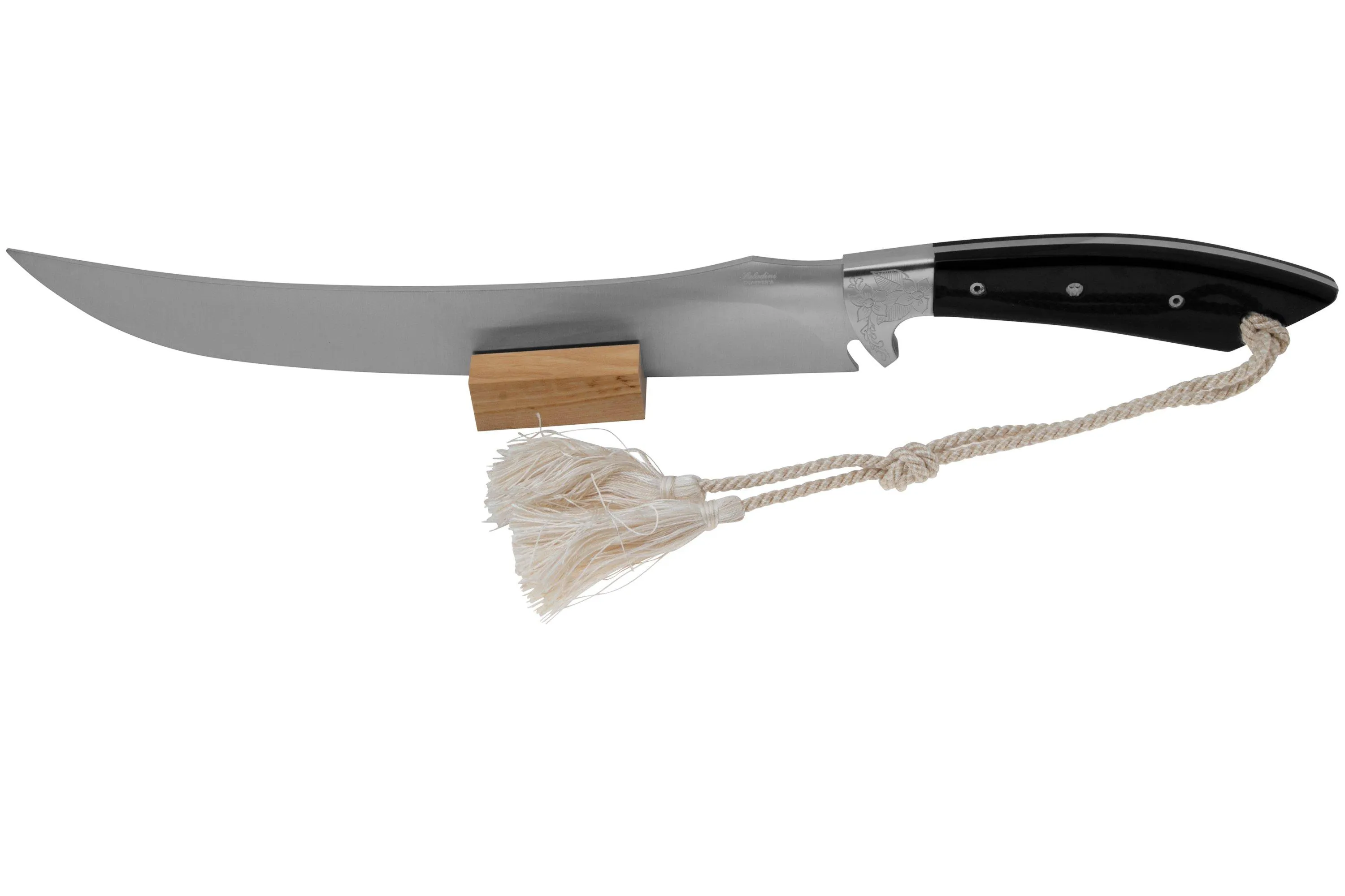 Saladini Champagne Saber Buffalo Horn, sable de champán