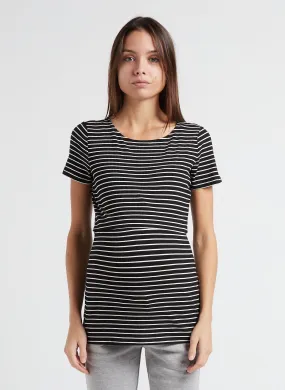 SERAPHINE ANNE - Lote de 2 camisetas premamá de rayas en rayado
