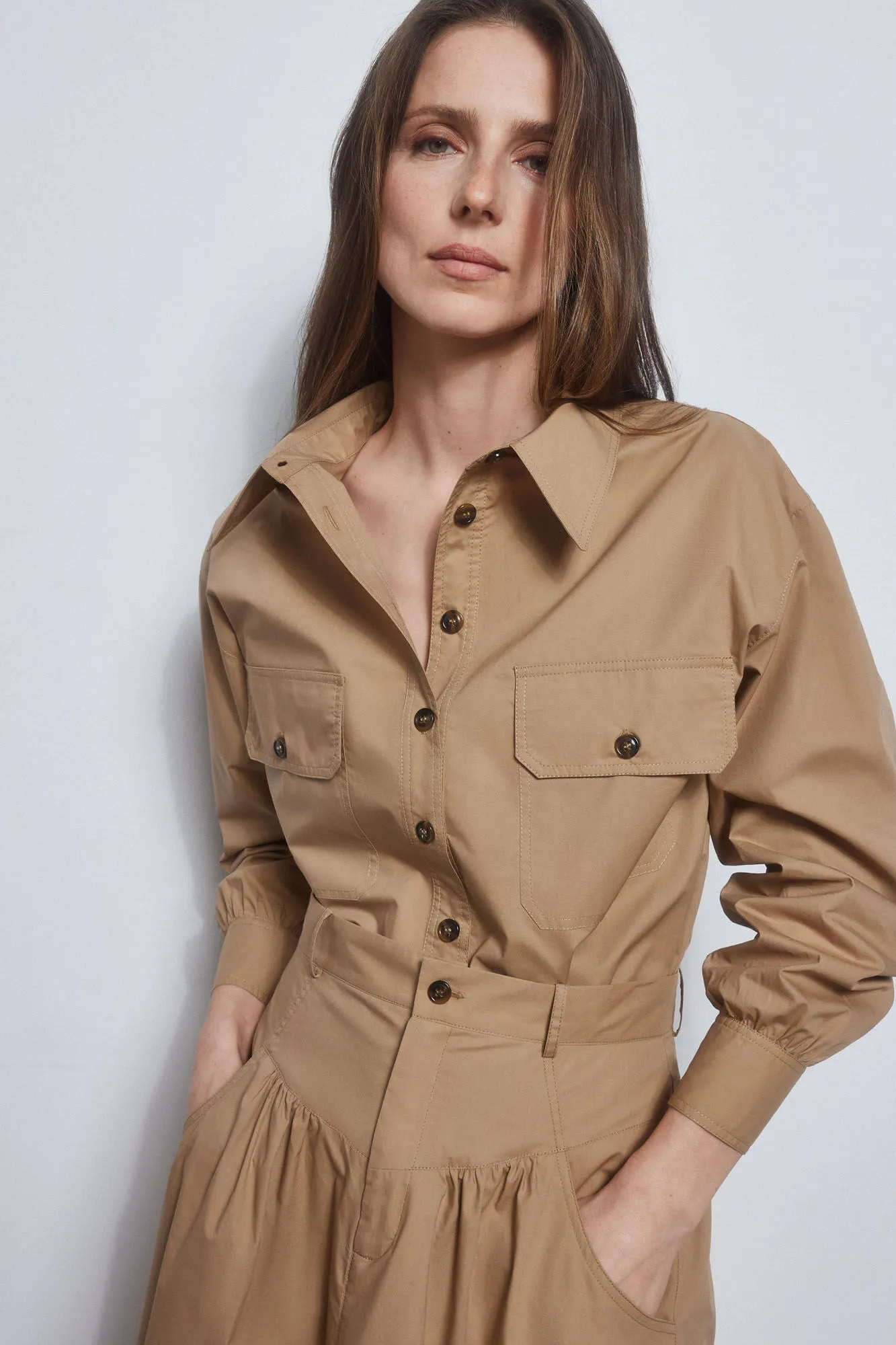 TFP by Tamara Falcó Camisa utility en popelin
