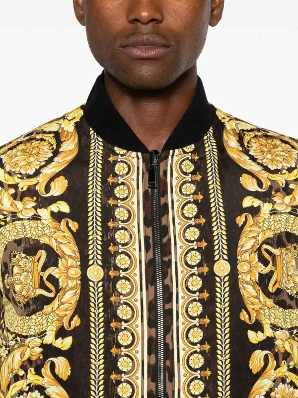 Versace Chaqueta Bomber - Dorado