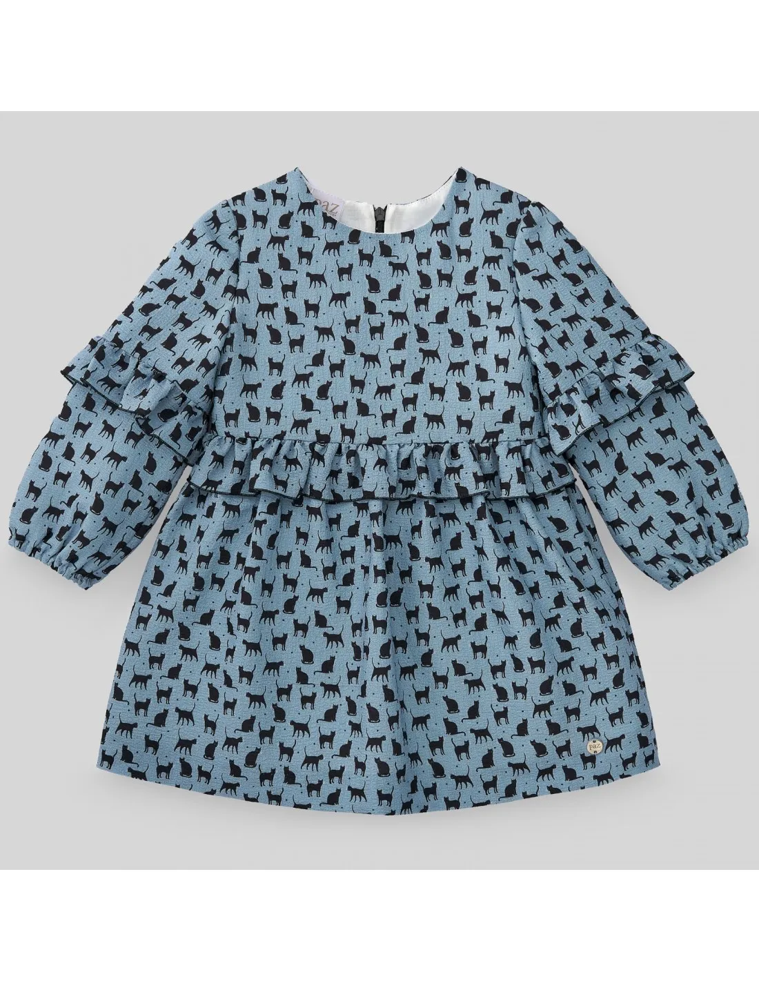VESTIDO INFANTIL GATOS 150288 PAZ RODRIGUEZ