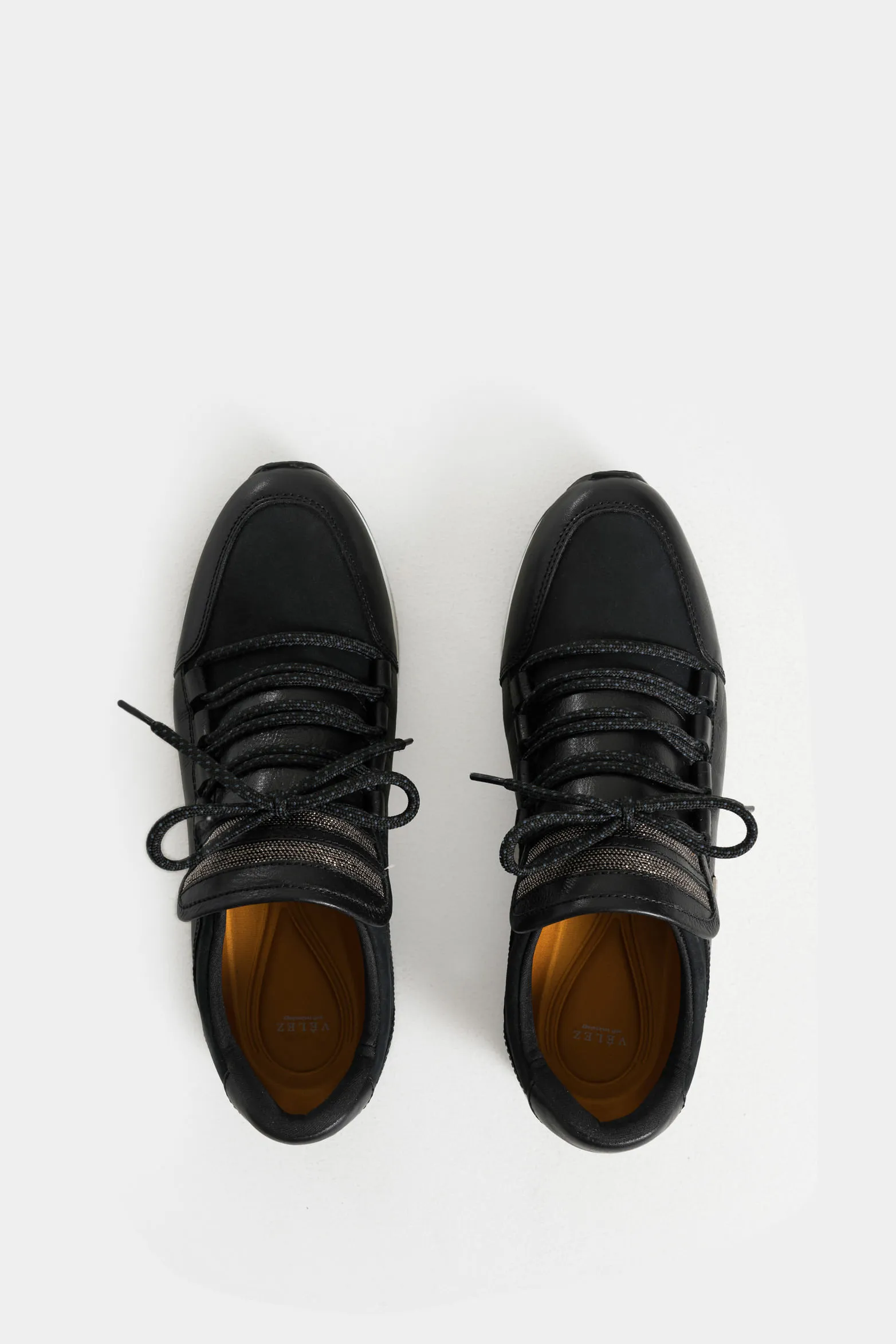 Zapatos cordón napoles 2.0 de cuero para mujer punteras en contraste