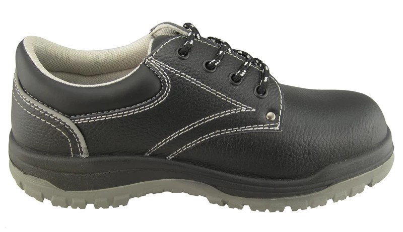Zapatos de seguridad industrial de cuero de búfalo de corte bajo